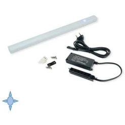 Emuca Applique LED, 350 Mm, Détecteur Tactile, Lumière Blanc Froid, Aluminium Et Plastique - Talla