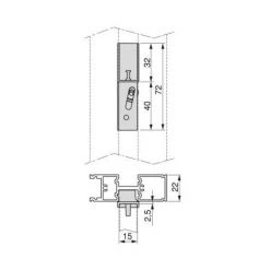 Emuca Kit Zero De Supports Pour étagères En Bois, Module Et Tringle, Peint En Noir Texturé, 1 Ut. - Talla -EMUCA Soldes 67937178 5