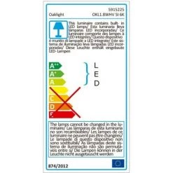 Emuca Applique LED Pour Meuble, Diamètre 65 Mm, à Encastrer, Aucun Convertisseur Nécessaire, Lumière Blanc Froid, Plastique, Gris Métallisé - Talla -EMUCA Soldes 67937184 4