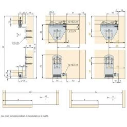 EMUCA Eku CLIPO-15. Jeu De Chariots Pour 1 Porte Extérieur - Talla -EMUCA Soldes 67937256 3