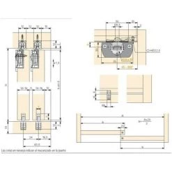 EMUCA Eku CLIPO-15. Jeu De Chariots Pour 2 Portes - Talla -EMUCA Soldes 67937318 3