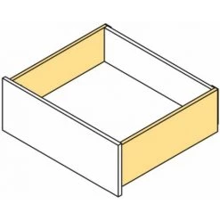 Emuca Tiroir Extérieur Vertex 131 Mm Avec Push Syncro, 400, Peint En Blanc, Acier -EMUCA Soldes 68605464 3