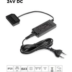 Emuca Convertisseur Pour Luminaires LED à Tension Constante, Plastique (24V DVC), 15 W, Plastique, 10 U - Transparent / Indeterminé -EMUCA Soldes 69707629 4