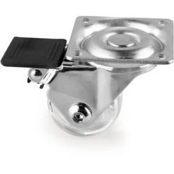 Emuca Kit Roulettes Slip 3 Transparentes Avec Plétine De Montage, Ø 35, Acier Et Plastique, 1 Kit - Transparent / Indeterminé -EMUCA Soldes 71896281 4