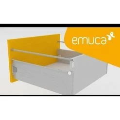 Emuca Mécanisme De Fermeture Amortie Pour Tiroir Ultrabox, 350 - 500 Mm, Plastique, Gris, 2 Ut. - Talla -EMUCA Soldes 9561893 4