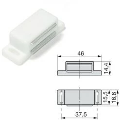 Lot De 20 Fermetures Magnétiques Pour Portes Emuca 10 Lot De 20 Fermetures Magnétiques Pour Portes Emuca -EMUCA Soldes 9823443 4