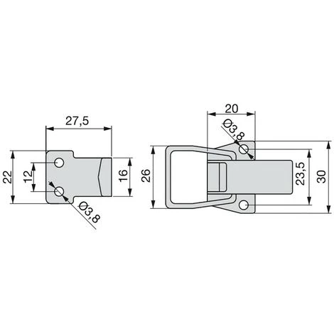 Lot De 10 Fermetures Tenseur Emuca Pour Meubles 4 Lot De 10 Fermetures Tenseur Emuca Pour Meubles – Image 2