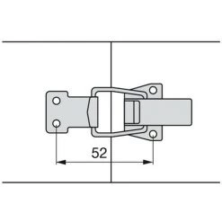 Lot De 10 Fermetures Tenseur Emuca Pour Meubles 8 Lot De 10 Fermetures Tenseur Emuca Pour Meubles -EMUCA Soldes 9823450 3