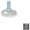 Lot De 10 Vérins Circulaire M10 Pour Pied De Meuble Emuca D. 43 Mm -EMUCA Soldes 9827418 1